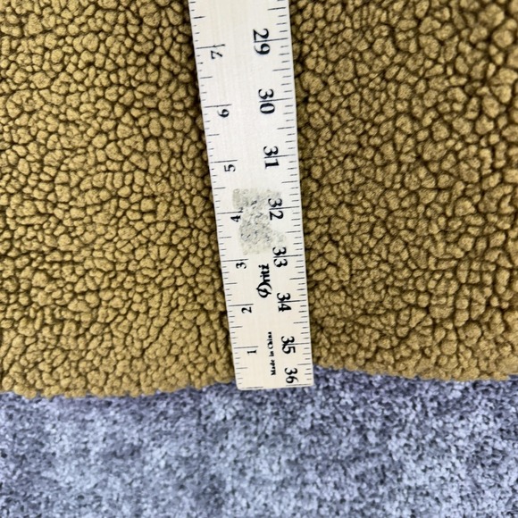 Nine West Coat Womens Medium Brown Sherpa Teddy Button Front Warm Winter - Picture 4 of 10